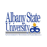 ALBANY STATE UNIVERSITY logo